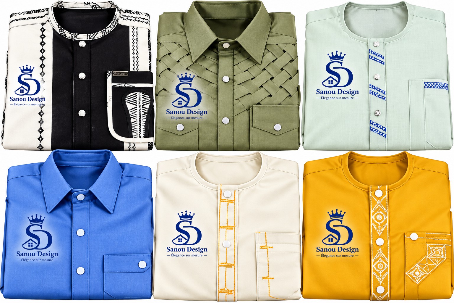 Collection de chemises traditionnelles Sanou Design